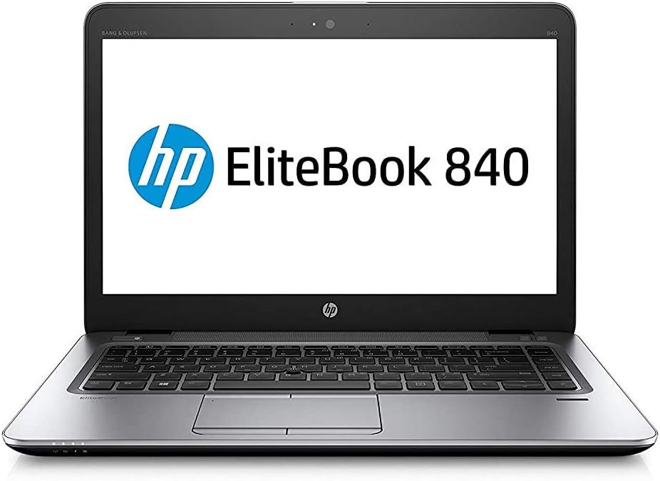 HP EliteBook 840 G4 keyboard and touchpad close-up